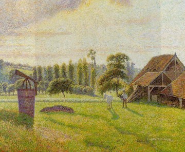  Work Works - brickworks at eragny 1888 Camille Pissarro scenery